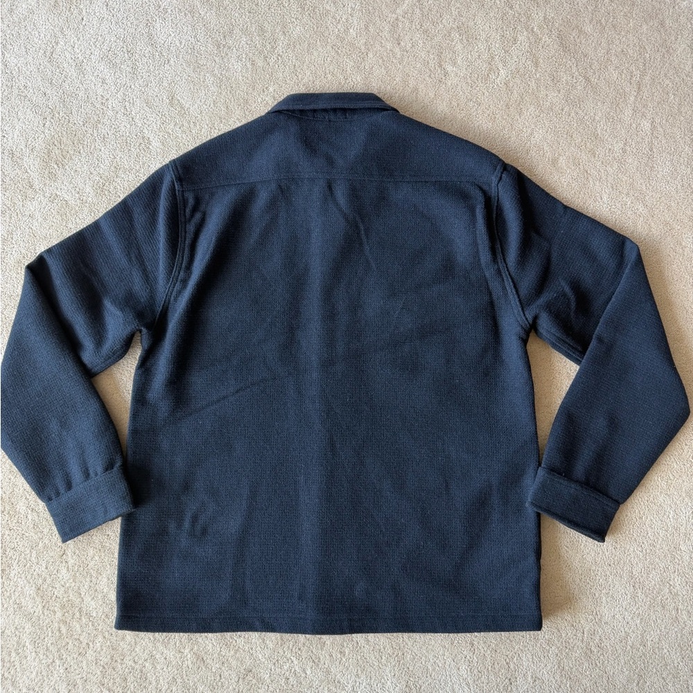 RDI Navy Button-Front Shirt Jacket - Picture 2 of 5